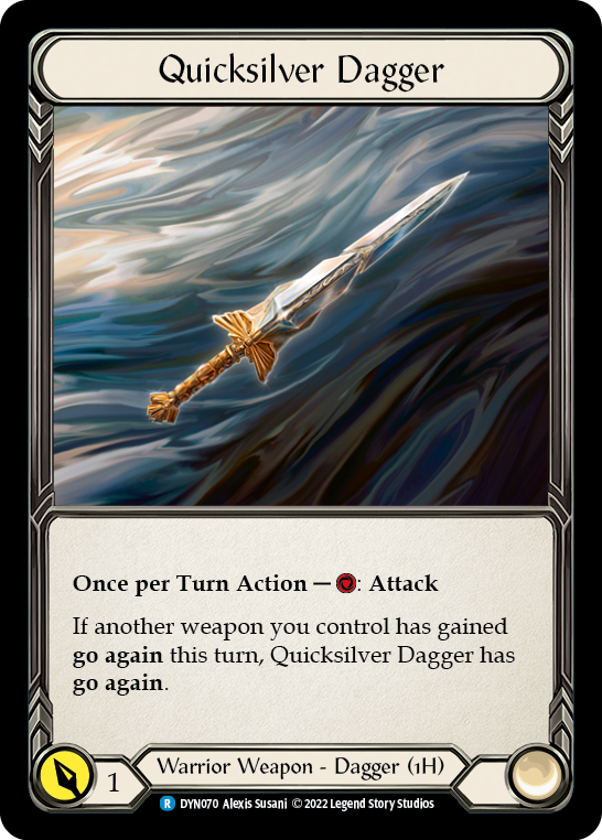 Quicksilver Dagger [DYN070] (Dynasty)  Rainbow Foil | Webway Games