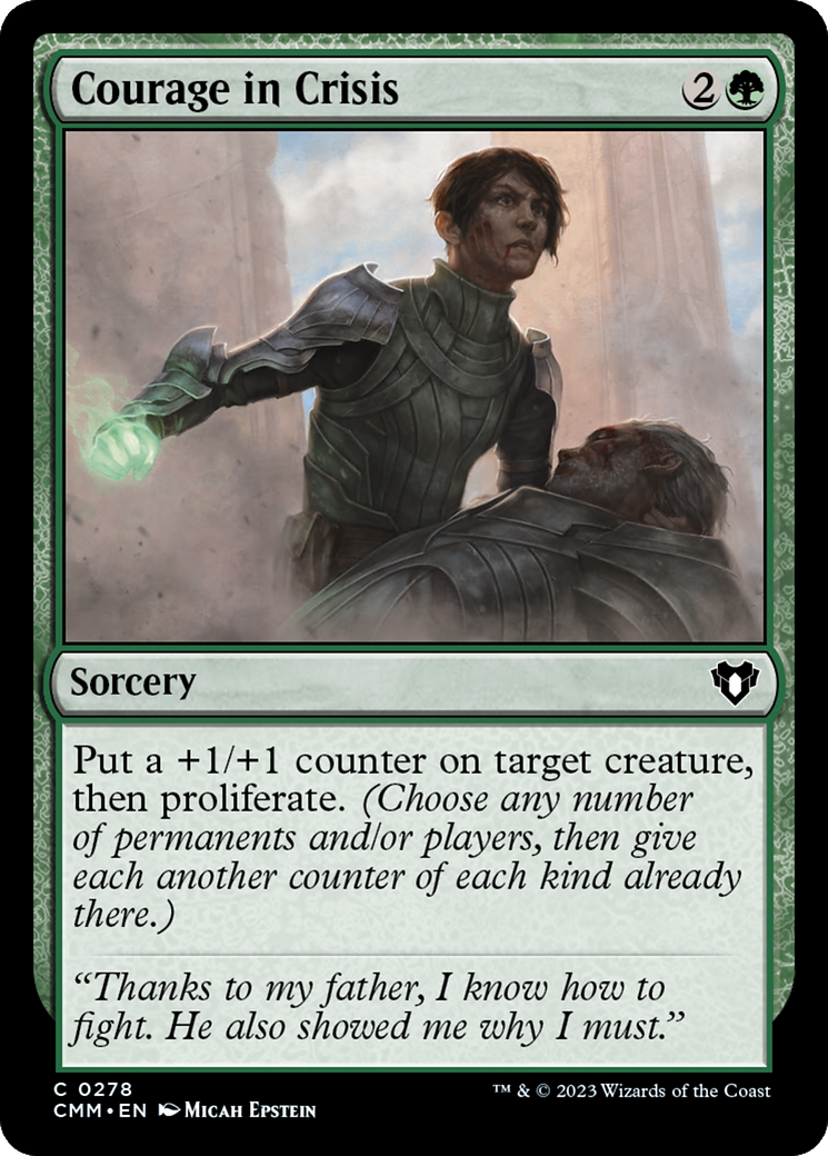 Courage in Crisis [Commander Masters] | Webway Games