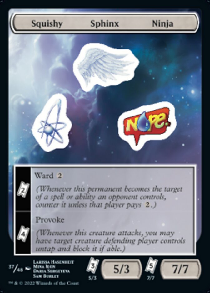 Squishy Sphinx Ninja [Unfinity Stickers] | Webway Games