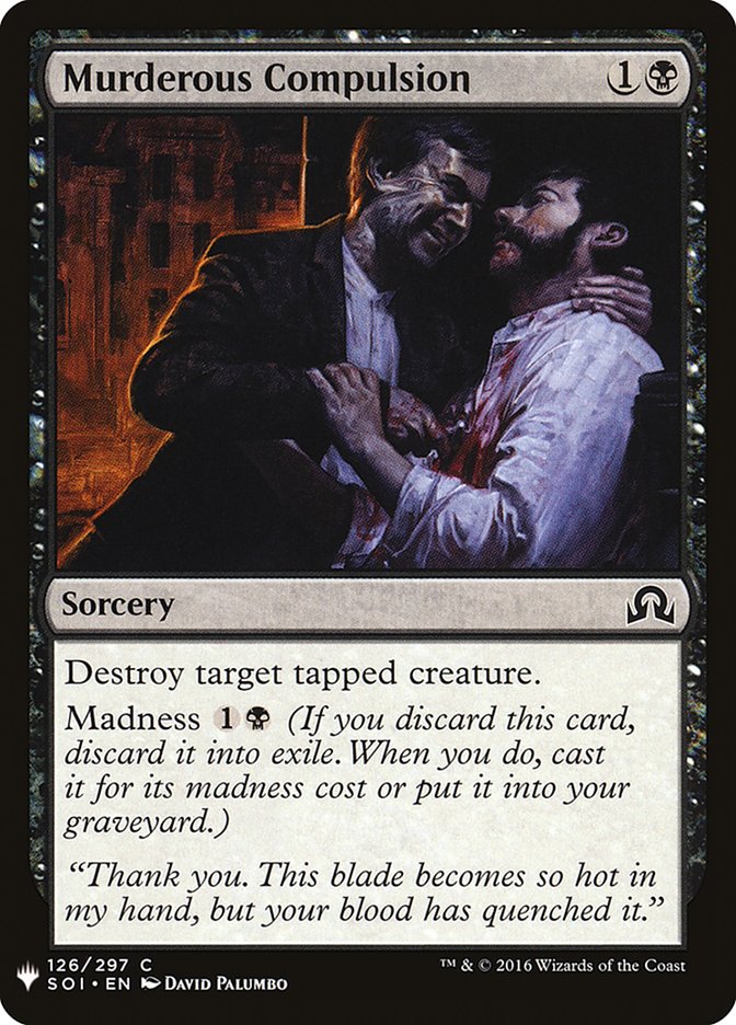 Murderous Compulsion [Mystery Booster] | Webway Games