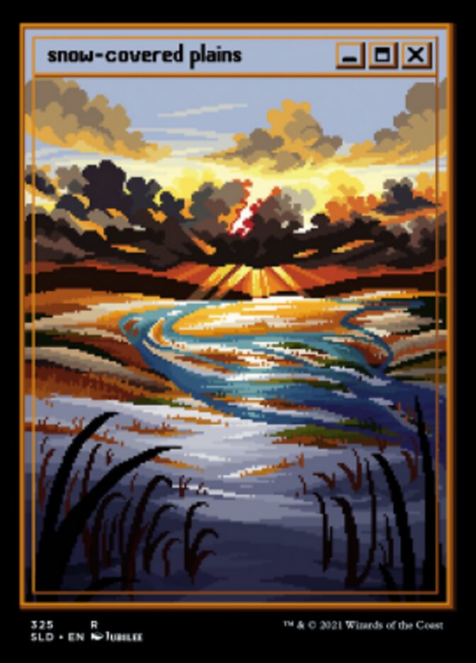 Snow-Covered Plains (Foil Etched) [Secret Lair Drop Series] | Webway Games
