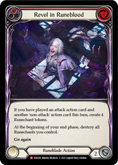 Revel in Runeblood [EVR106] (Everfest)  1st Edition Rainbow Foil | Webway Games