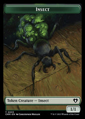 Eldrazi Spawn // Insect Double-Sided Token [Commander Masters Tokens] | Webway Games