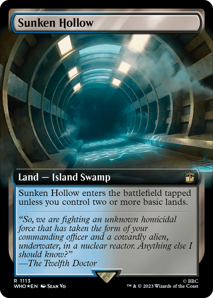 Sunken Hollow (Extended Art) (Surge Foil) [Doctor Who] | Webway Games