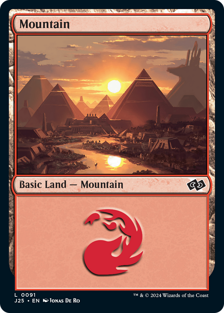 Mountain (91) [Foundations Jumpstart] | Webway Games