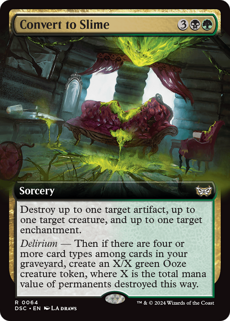 Convert to Slime (Extended Art) [Duskmourn: House of Horror Commander] | Webway Games