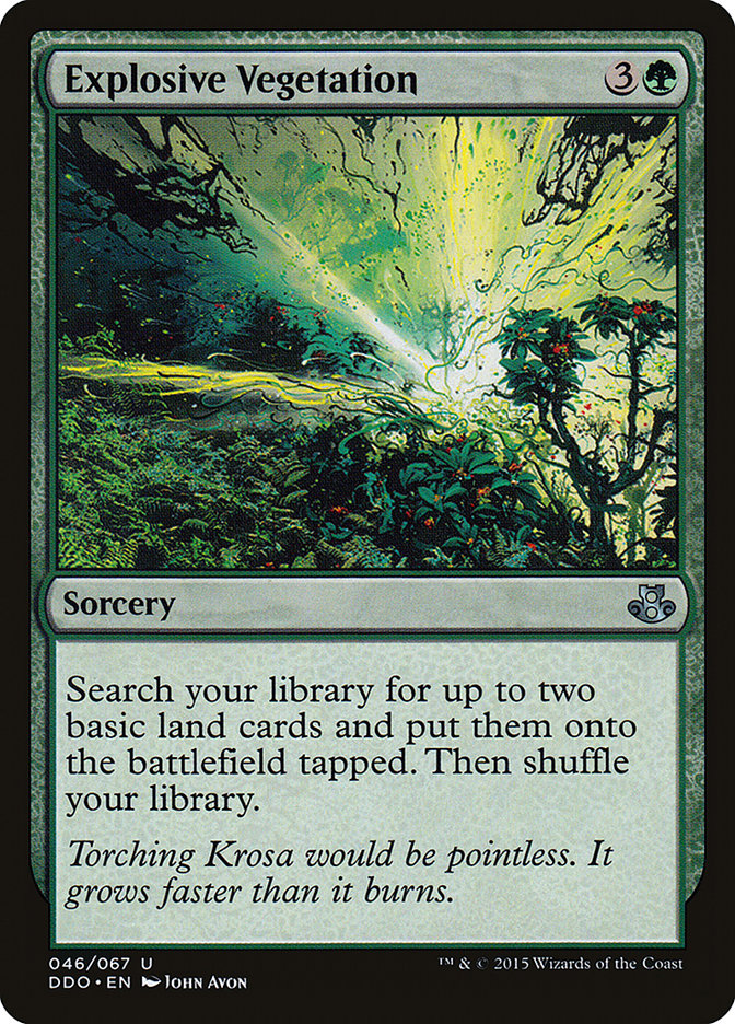 Explosive Vegetation [Duel Decks: Elspeth vs. Kiora] | Webway Games