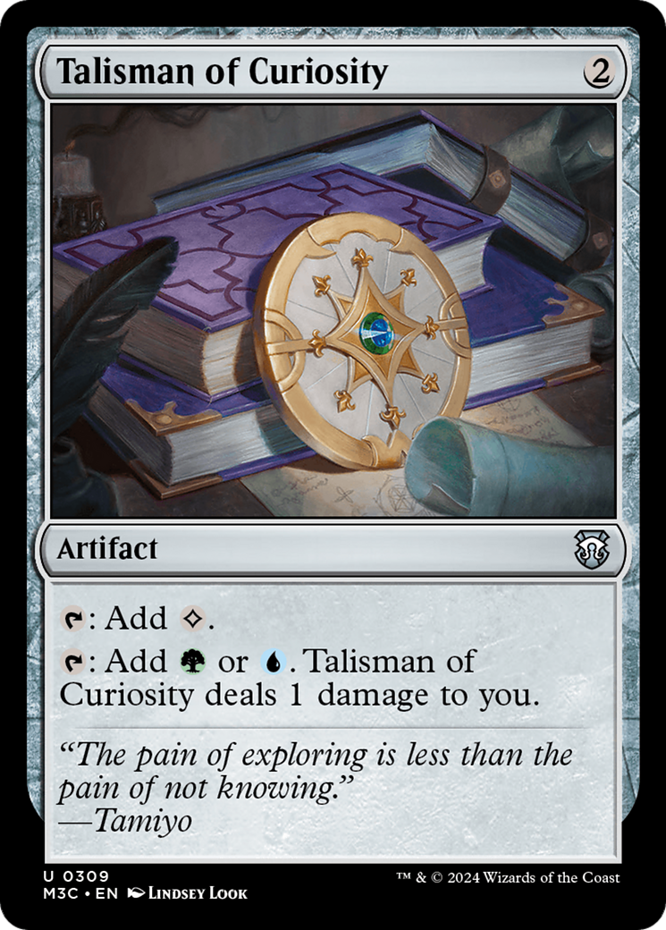 Talisman of Curiosity (Ripple Foil) [Modern Horizons 3 Commander] | Webway Games