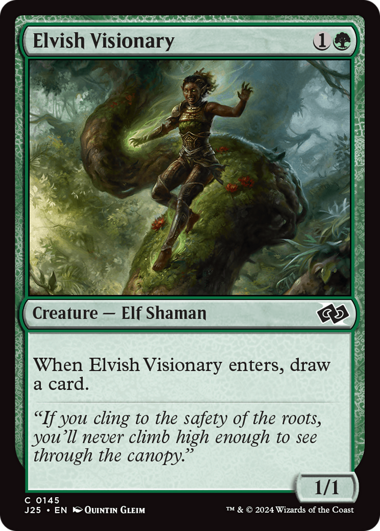 Elvish Visionary [Foundations Jumpstart] | Webway Games