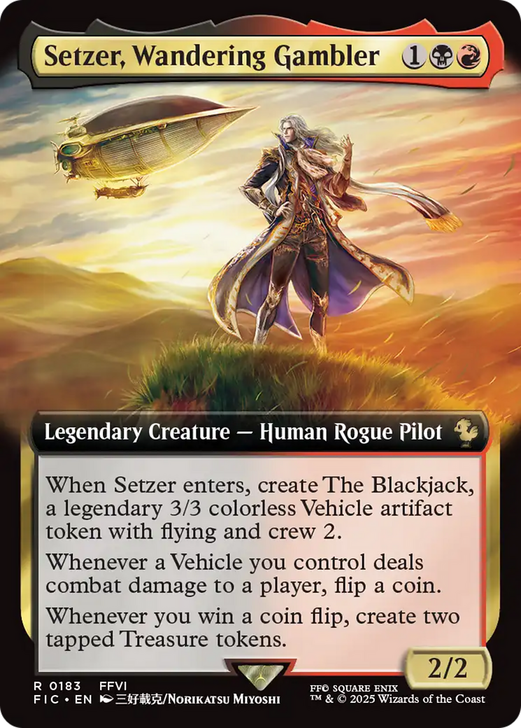 Setzer, Wandering Gambler (Extended Art) [FINAL FANTASY Commander] | Webway Games