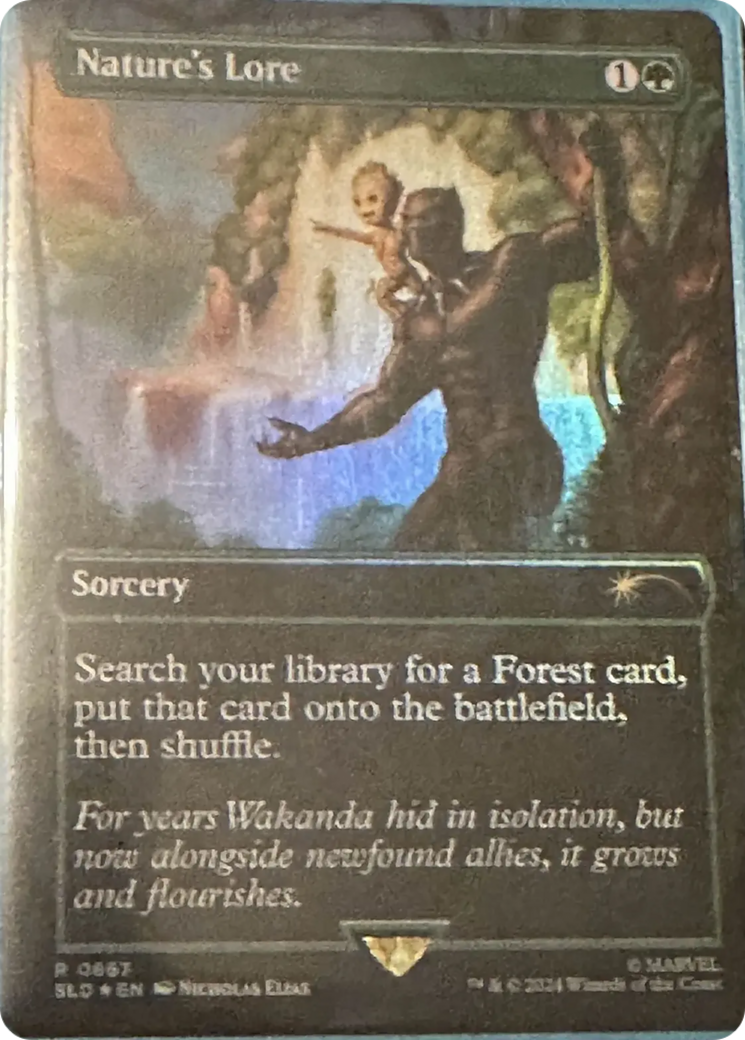 Nature's Lore (867) (Rainbow Foil) [Secret Lair Drop Series] | Webway Games