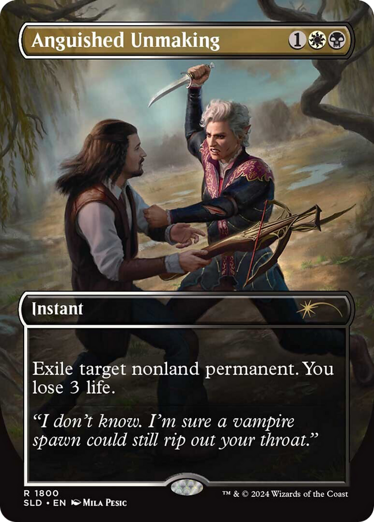 Anguished Unmaking (1800) (Rainbow Foil) [Secret Lair Drop Series] | Webway Games