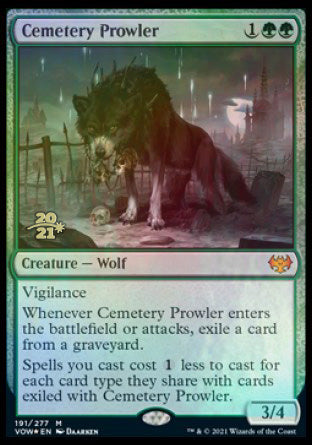 Cemetery Prowler [Innistrad: Crimson Vow Prerelease Promos] | Webway Games