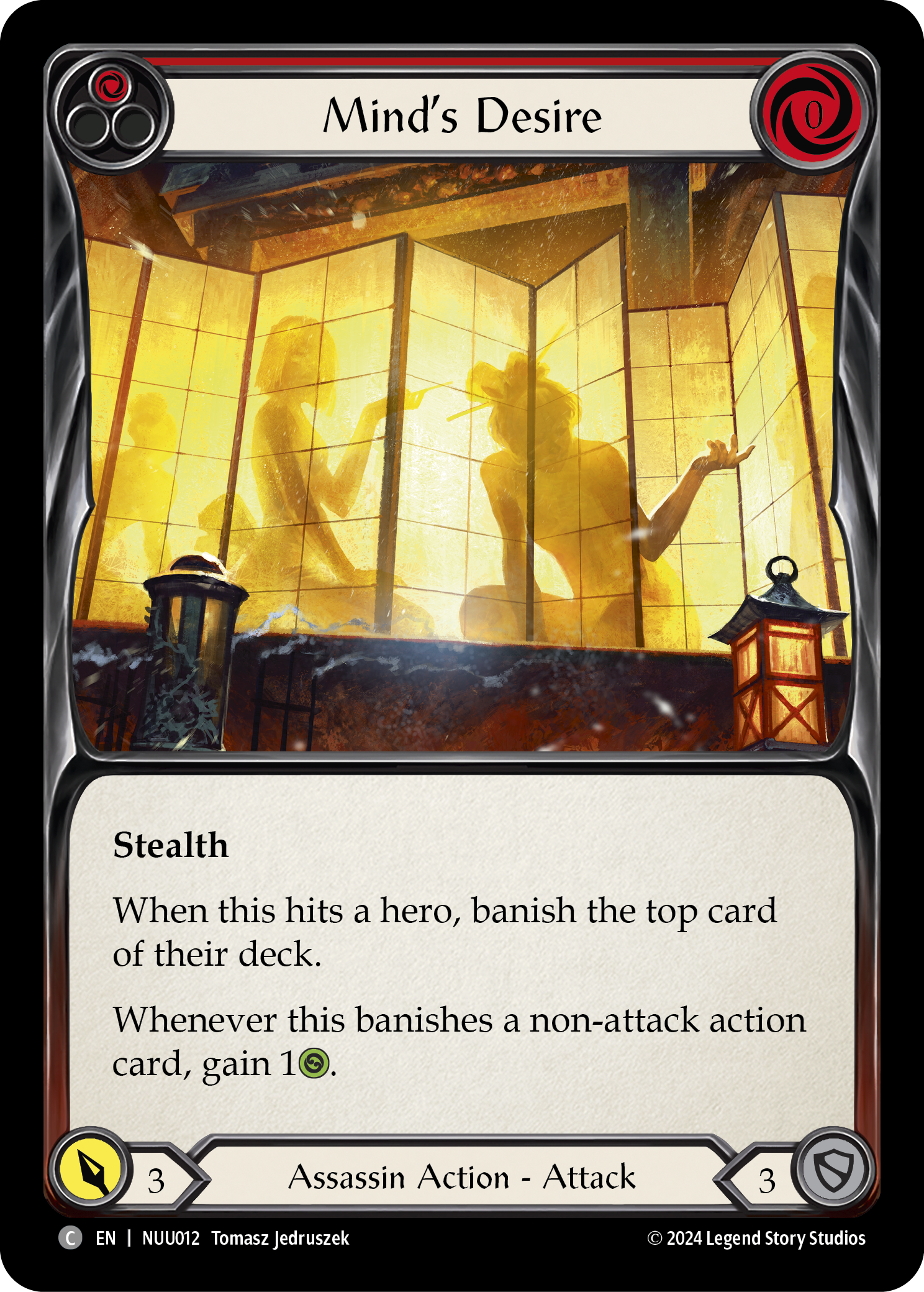 Mind's Desire (Red) [NUU012] (Part the Mistveil Nuu Blitz Deck) | Webway Games
