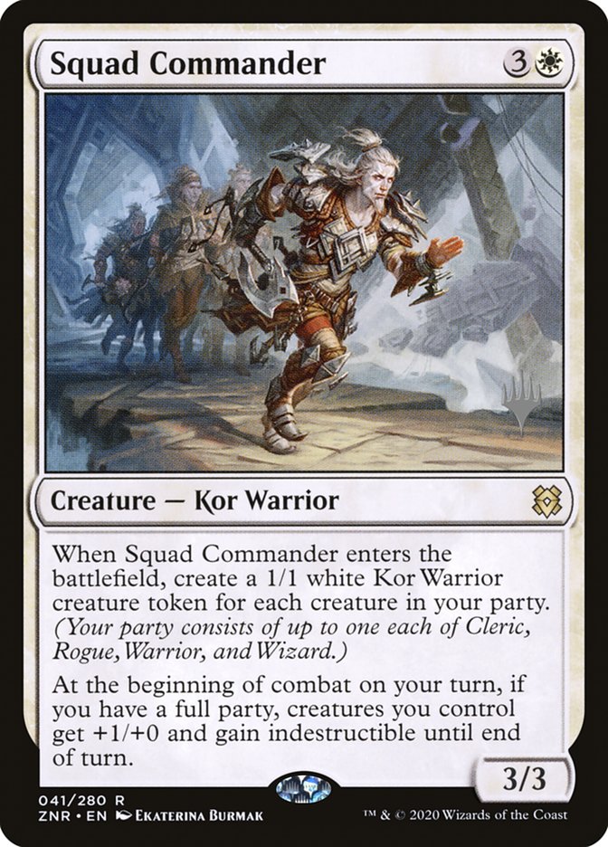 Squad Commander (Promo Pack) [Zendikar Rising Promos] | Webway Games