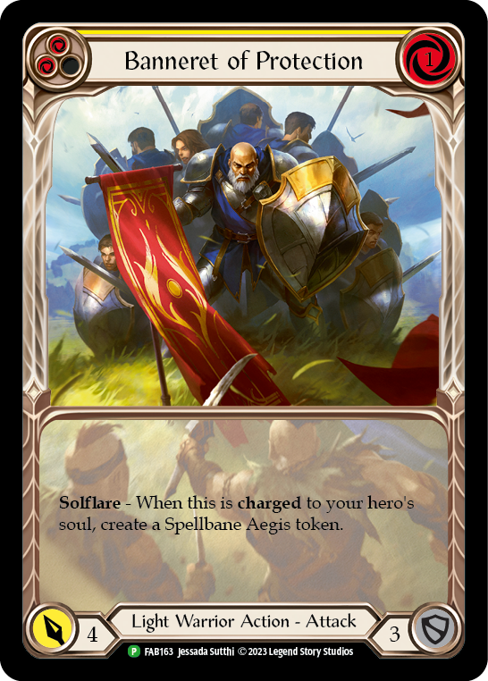 Banneret of Protection [FAB163] (Promo)  Rainbow Foil | Webway Games