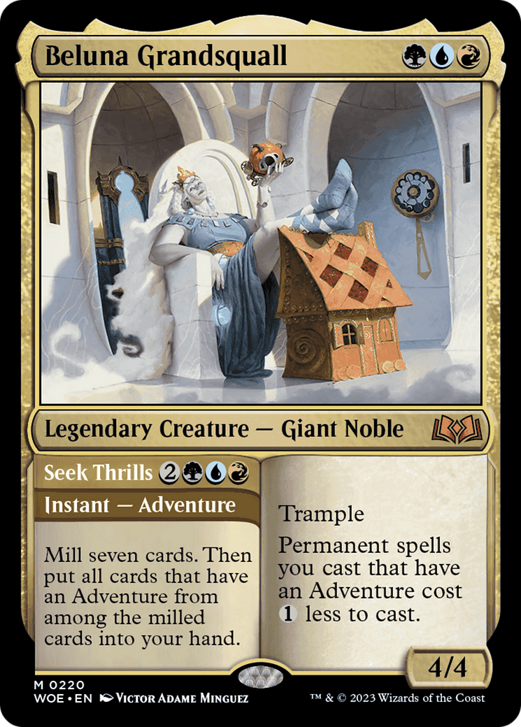 Beluna Grandsquall // Seek Thrills [Wilds of Eldraine] | Webway Games