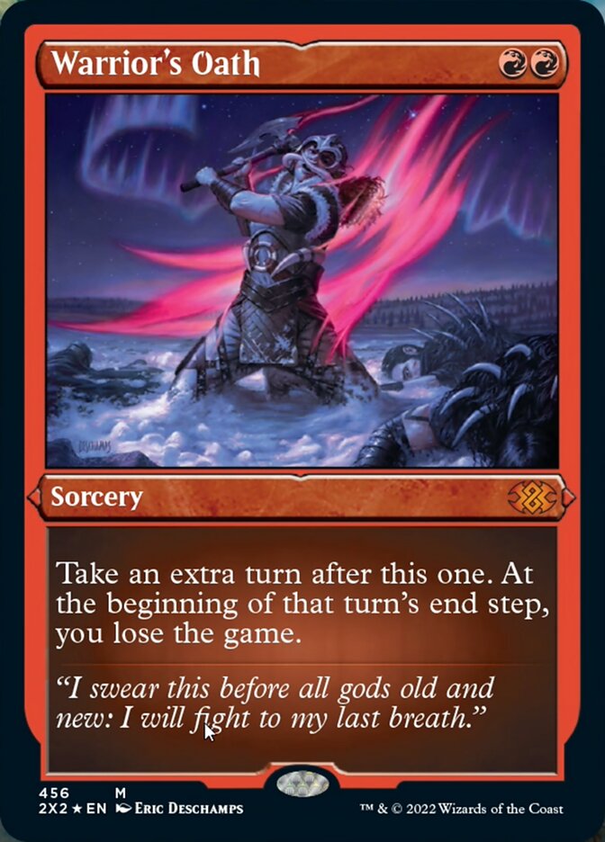 Warrior's Oath (Foil Etched) [Double Masters 2022] | Webway Games