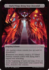 Dark Wings Bring Your Downfall (Full Art) [Duskmourn: Archenemy] | Webway Games