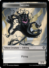Inkling // Treasure Double-Sided Token [Outlaws of Thunder Junction Commander Tokens] | Webway Games