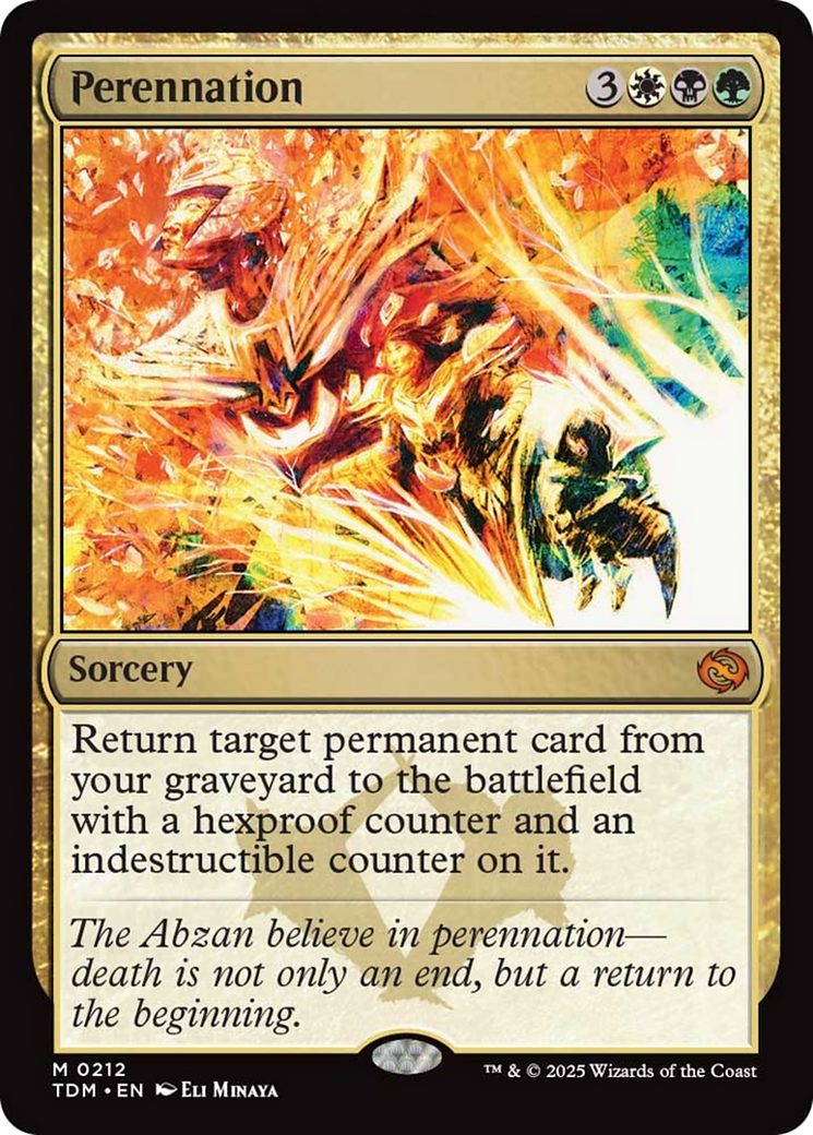 Perennation [Tarkir: Dragonstorm] | Webway Games