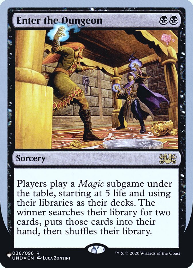 Enter the Dungeon (Unfinity Foil Edition) [The List] | Webway Games