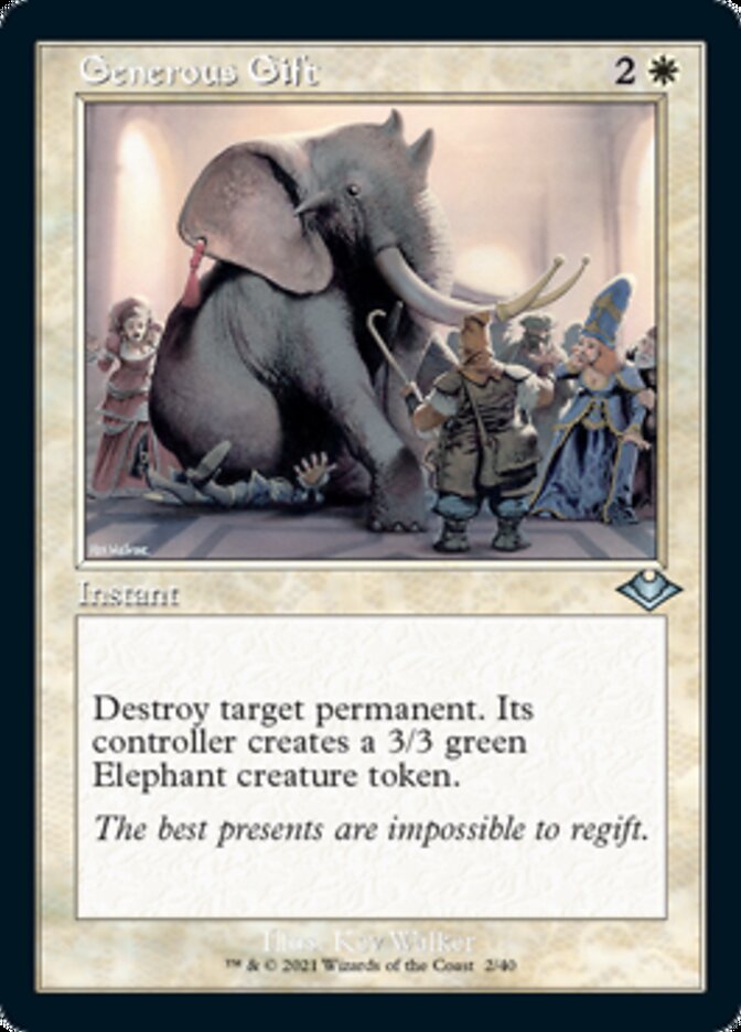 Generous Gift (Retro) [Modern Horizons] | Webway Games