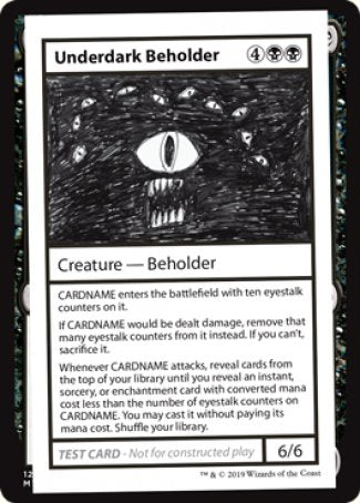 Underdark Beholder (2021 Edition) [Mystery Booster Playtest Cards] | Webway Games