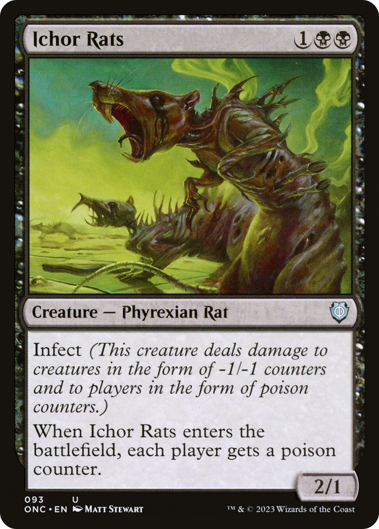 Ichor Rats [Phyrexia: All Will Be One Commander] | Webway Games