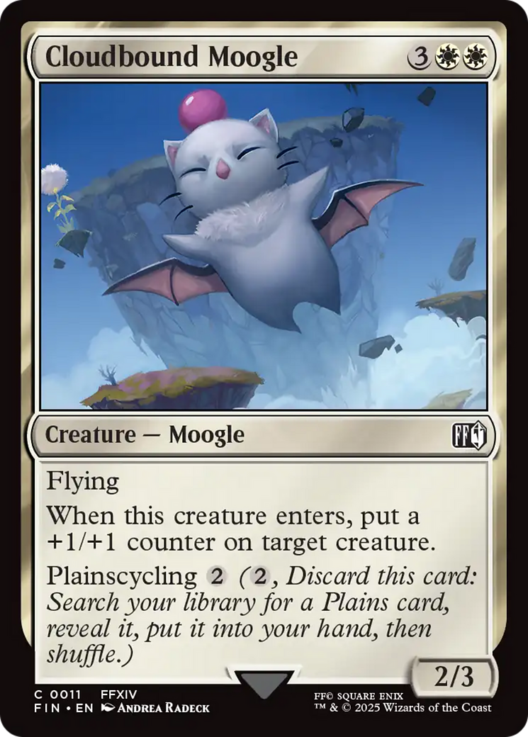 Cloudbound Moogle [FINAL FANTASY] | Webway Games