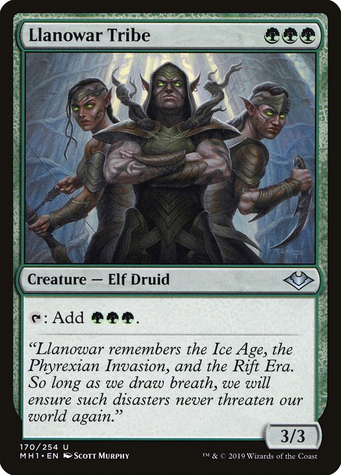 Llanowar Tribe [Modern Horizons] | Webway Games
