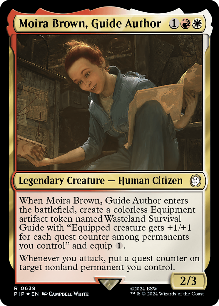 Moira Brown, Guide Author (Surge Foil) [Fallout] | Webway Games