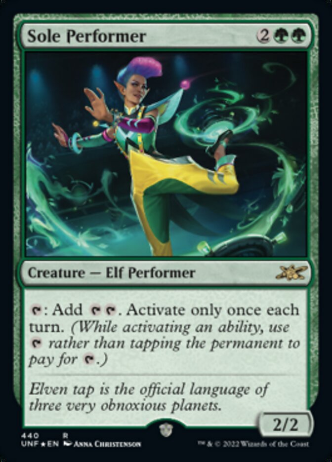 Sole Performer (Galaxy Foil) [Unfinity] | Webway Games