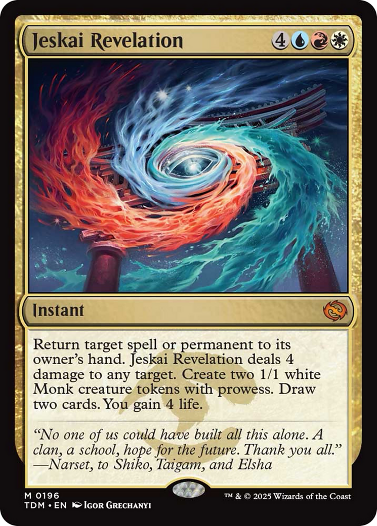Jeskai Revelation [Tarkir: Dragonstorm] | Webway Games