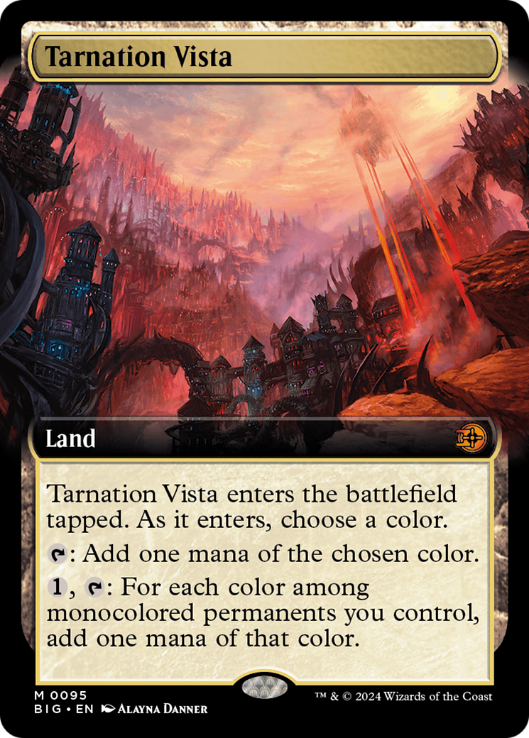 Tarnation Vista (Extended Art) [Outlaws of Thunder Junction: The Big Score] | Webway Games