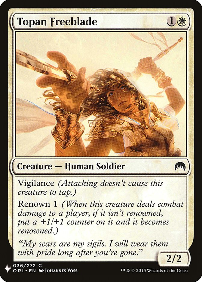 Topan Freeblade [Mystery Booster] | Webway Games