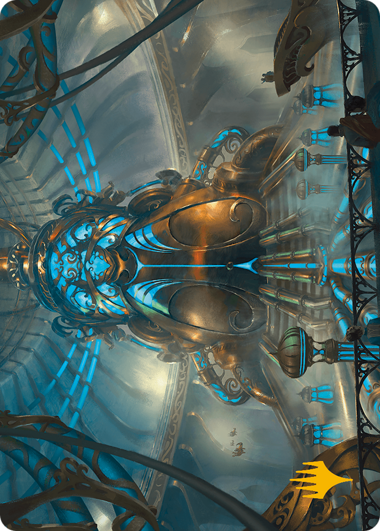 Aether Refinery Art Card (Gold-Stamped Planeswalker Symbol) [Modern Horizons 3 Art Series] | Webway Games