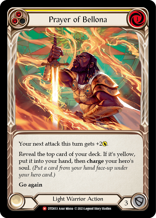 Prayer of Bellona [DTD053] (Dusk Till Dawn)  Rainbow Foil | Webway Games