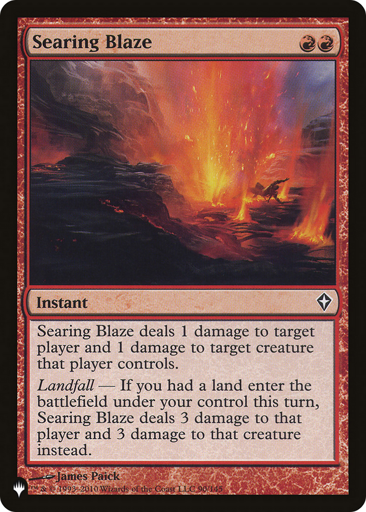 Searing Blaze [The List] | Webway Games