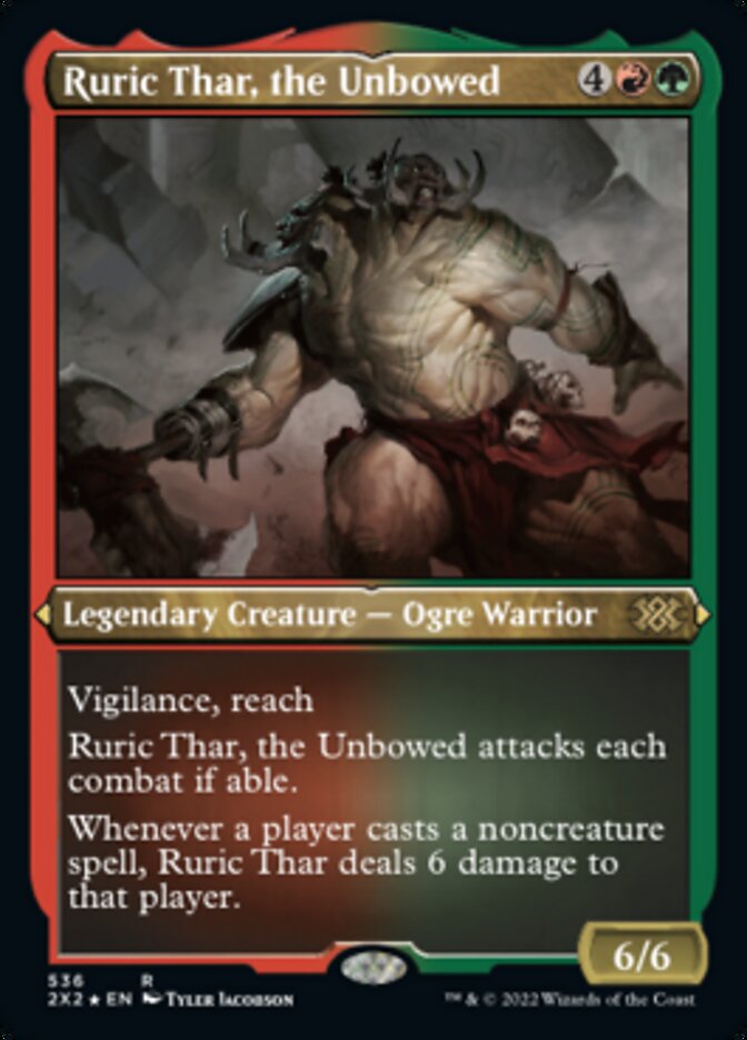 Ruric Thar, the Unbowed (Foil Etched) [Double Masters 2022] | Webway Games