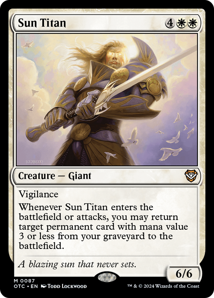Sun Titan [Outlaws of Thunder Junction Commander] | Webway Games