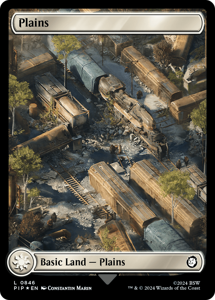 Plains (0846) (Surge Foil) [Fallout] | Webway Games