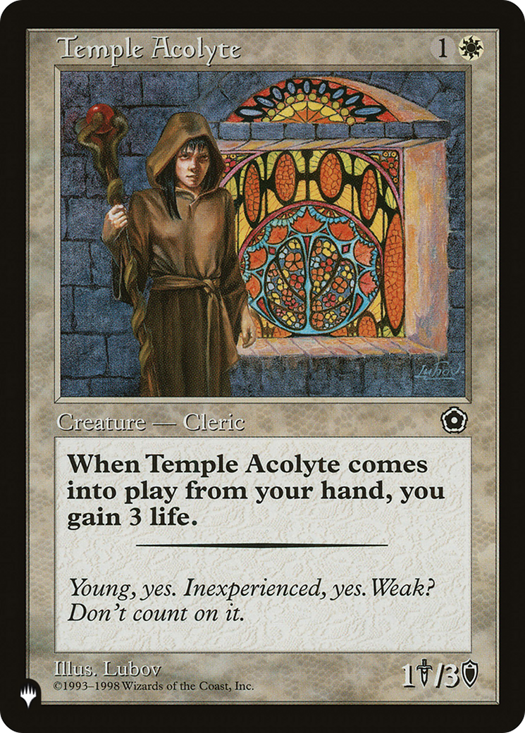 Temple Acolyte [The List] | Webway Games