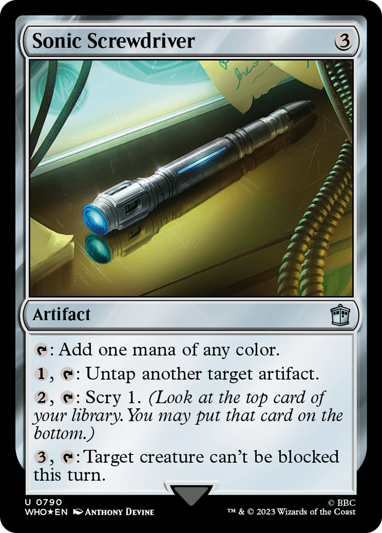 Sonic Screwdriver (0790) (Surge Foil) [Doctor Who] | Webway Games