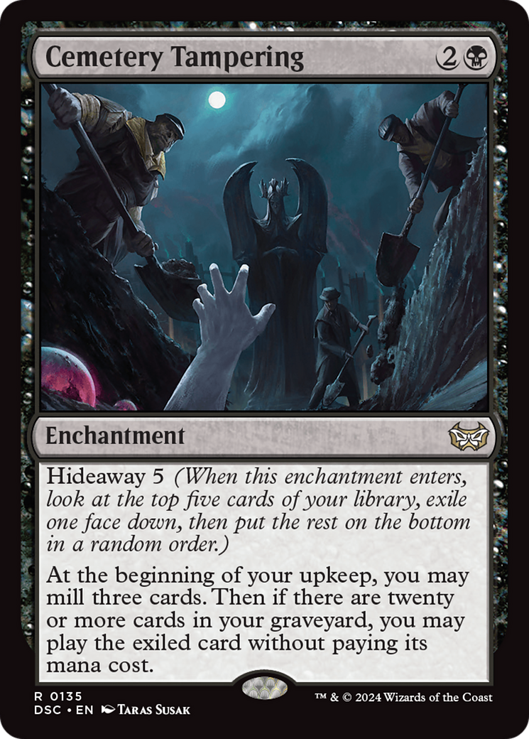 Cemetery Tampering [Duskmourn: House of Horror Commander] | Webway Games