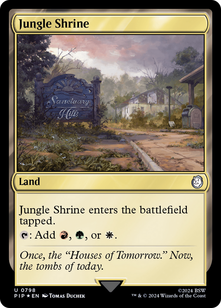 Jungle Shrine (Surge Foil) [Fallout] | Webway Games