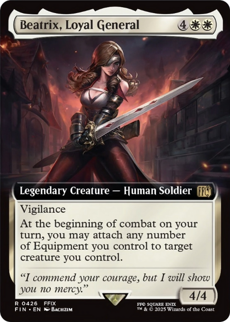 Beatrix, Loyal General (Extended Art) [FINAL FANTASY] | Webway Games
