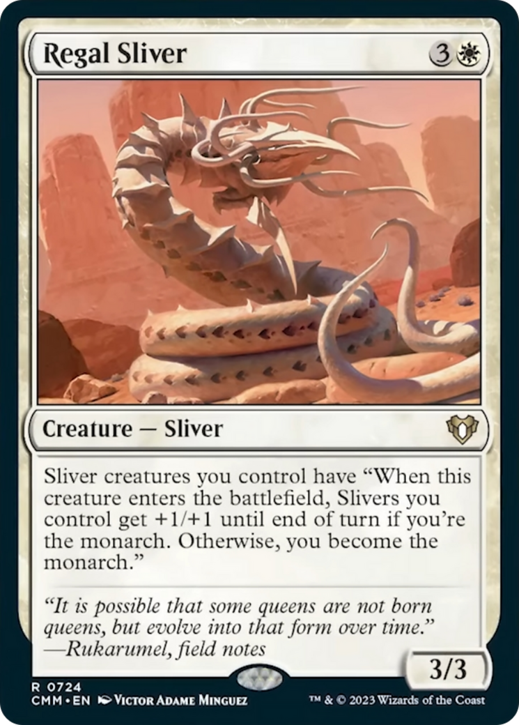 Regal Sliver [Commander Masters] | Webway Games