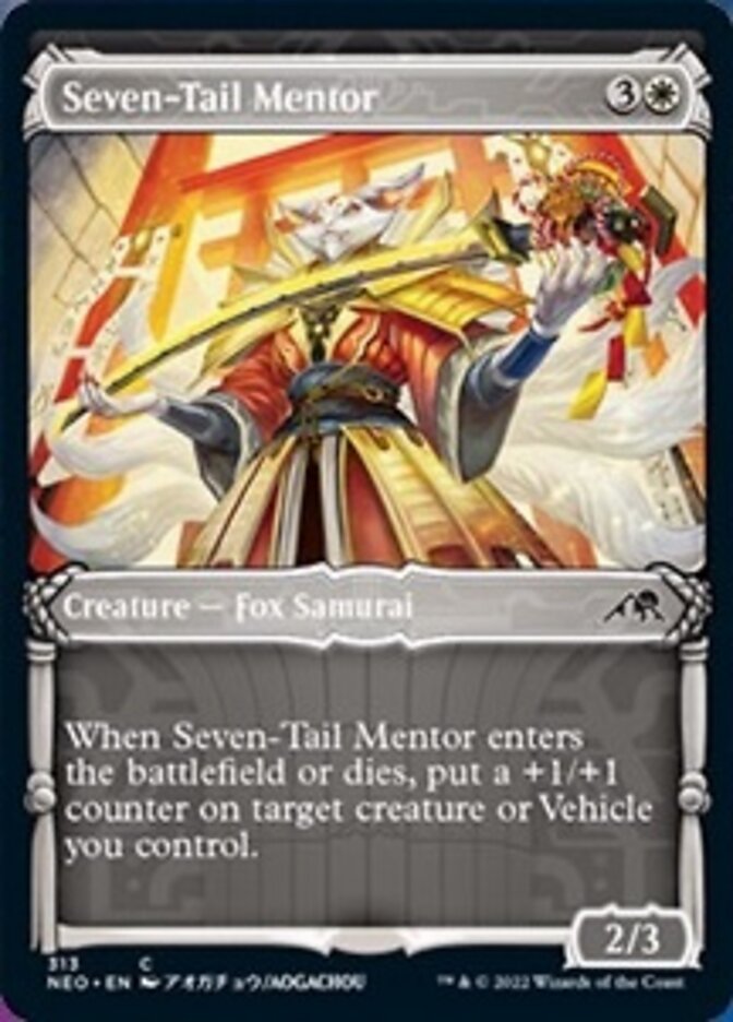 Seven-Tail Mentor (Showcase Samurai) [Kamigawa: Neon Dynasty] | Webway Games