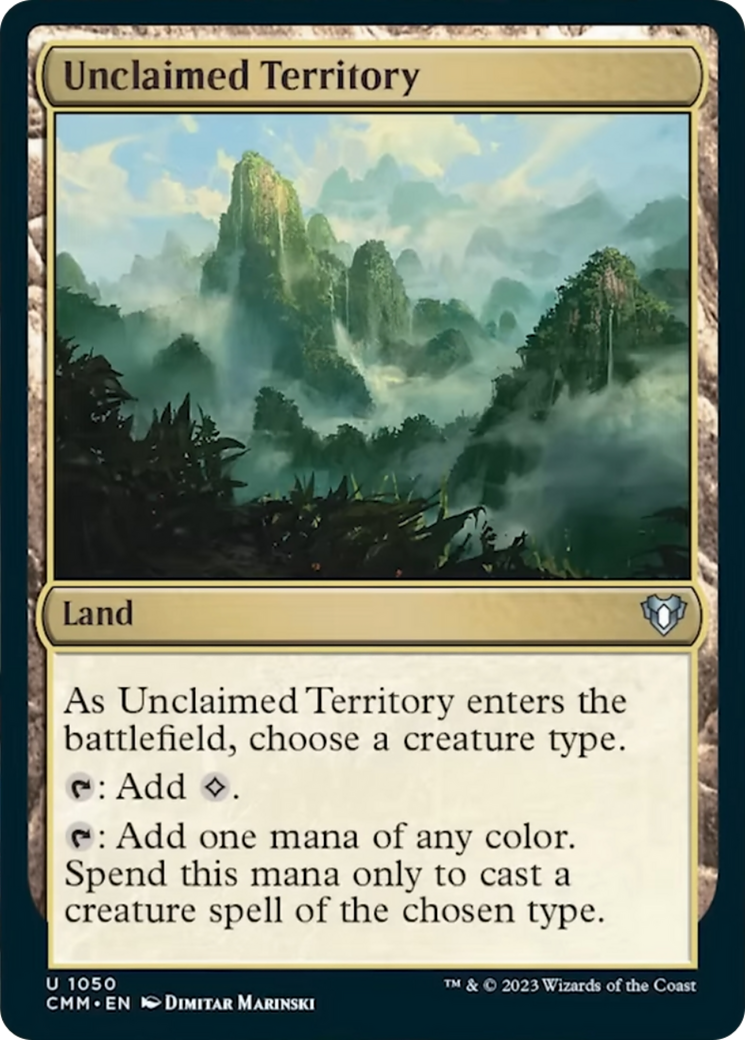 Unclaimed Territory [Commander Masters] | Webway Games